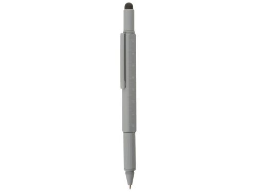 Ручка-стилус металлическая шариковая «Tool» с уровнем и отвертко 9
