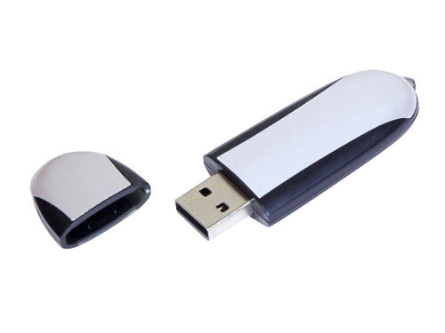 USB 3.0- флешка промо на 128 Гб овальной формы 2