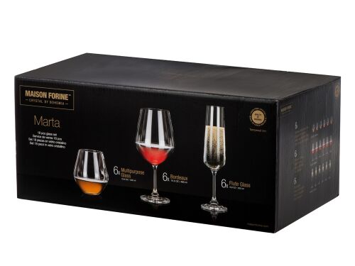 Подарочный набор бокалов для игристых и тихих вин «Vivino», 18 ш 7