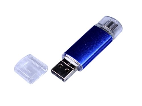 USB 2.0/micro USB/Type-C- флешка на 64 Гб 2