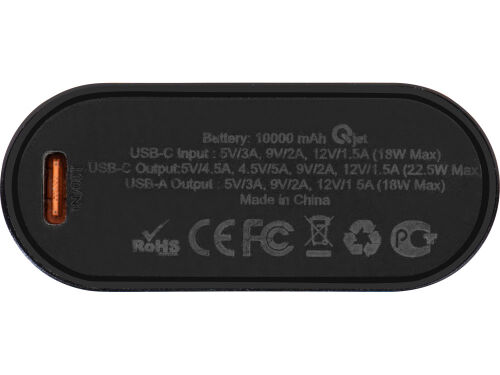 Внешний аккумулятор с быстрой зарядкой QC/PD «Qwik», 10000 мАч 4