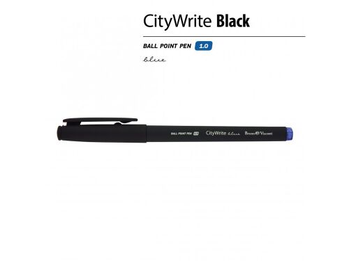 Ручка пластиковая шариковая «CityWrite Black» 2