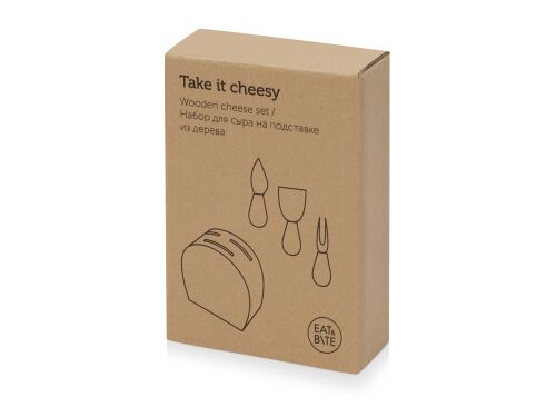 Набор из ножей для сыра на подставке «Take it cheesy» 4