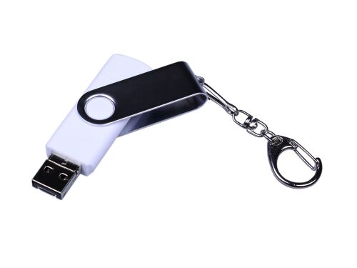 USB 2.0/micro USB/Type-C- флешка на 16 Гб c поворотным механизмо 2