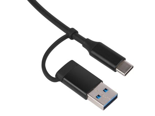 USB-хаб «Link» с коннектором 2-в-1 USB-C и USB-A, 2.0/3.0 3