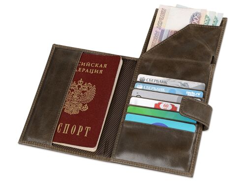 Бумажник путешественника «Druid» с отделением для паспорта 4