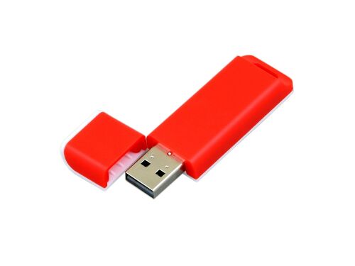 USB 2.0- флешка на 32 Гб с оригинальным двухцветным корпусом 2