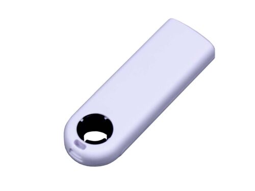 USB 2.0- флешка промо на 32 Гб прямоугольной формы, выдвижной ме 2