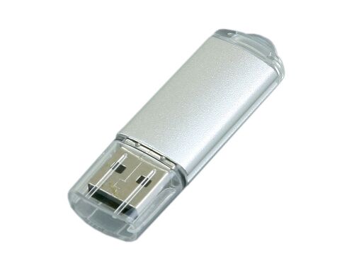USB 2.0- флешка на 32 Гб с прозрачным колпачком 3
