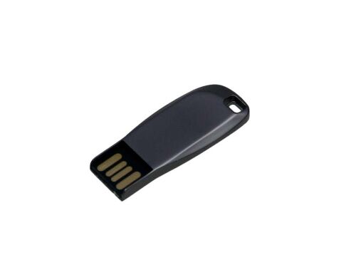 USB 2.0- флешка на 16 Гб компактная с мини чипом и овальным отве 2