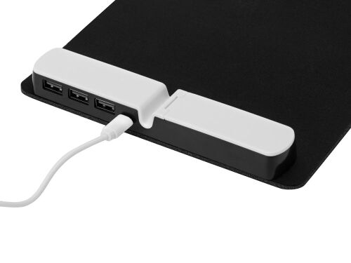 Коврик для мыши со встроенным USB-хабом «Plug» 4
