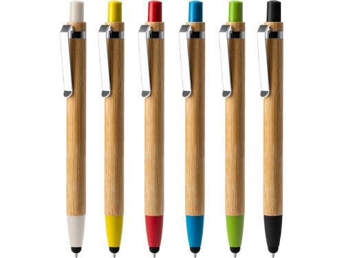 Ручка-стилус шариковая бамбуковая NAGOYA 4
