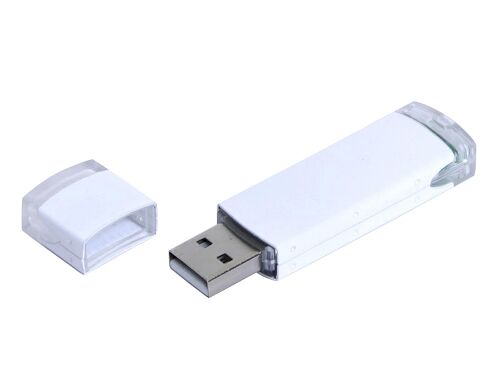 USB 2.0- флешка промо на 64 Гб прямоугольной классической формы 1
