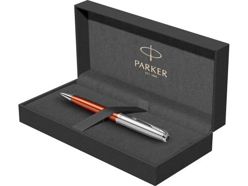 Ручка шариковая Parker «Sonnet Essentials Orange SB Steel CT» 3
