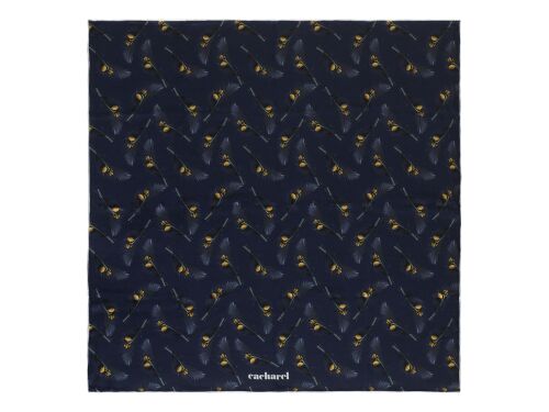 Шелковый платок Victoire Navy 1