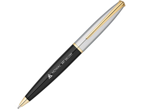 Шариковая ручка из металла с элементами из золота «LOUVRE» 2
