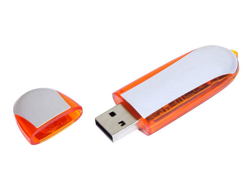 USB 2.0- флешка промо на 8 Гб овальной формы 2