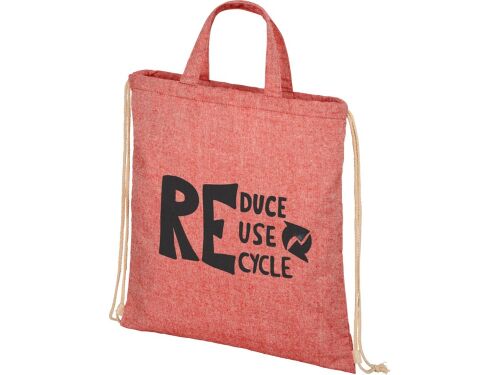 Сумка-рюкзак «Pheebs» из переработанного хлопка, 210 г/м² 4