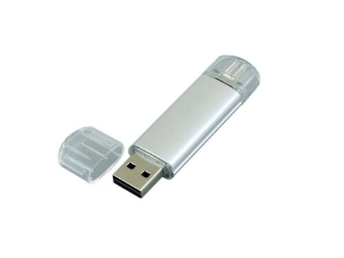 USB 2.0/micro USB- флешка на 16 Гб 3