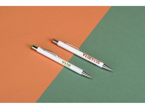 Ручка металлическая шариковая «Flowery» со стилусом 5
