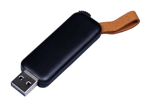 USB 2.0- флешка промо на 8 Гб прямоугольной формы, выдвижной мех 1