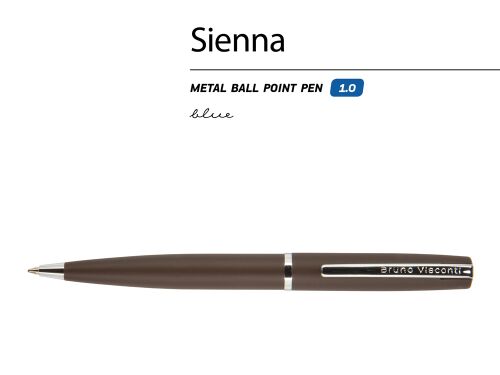 Ручка металлическая шариковая «Sienna» 2