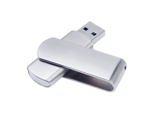USB 2.0- флешка на 512 Мб матовая поворотная 1