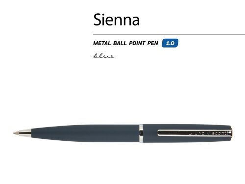 Ручка металлическая шариковая «Sienna» 2