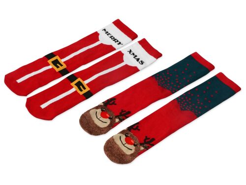 Набор носков с рождественской символикой, 2 пары 15