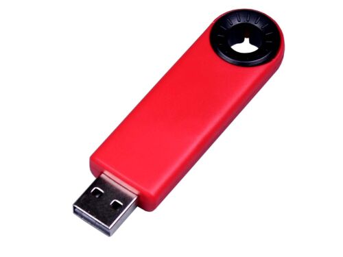 USB 3.0- флешка промо на 128 Гб прямоугольной формы, выдвижной м 1