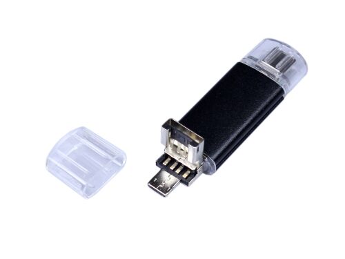 USB 2.0/micro USB/Type-C- флешка на 16 Гб 3