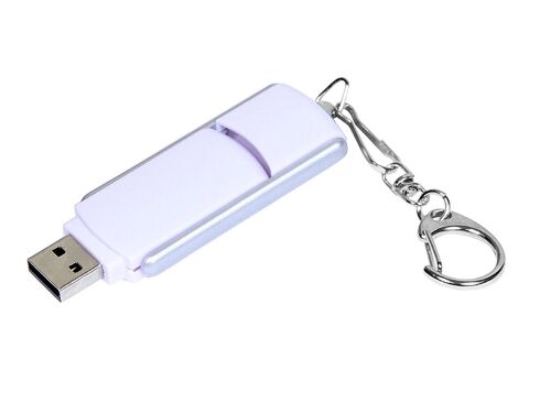USB 2.0- флешка промо на 32 Гб с прямоугольной формы с выдвижным 2