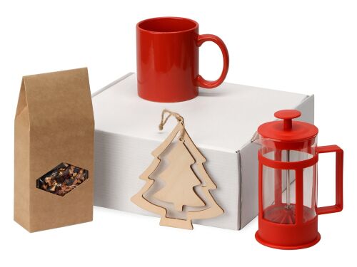 Подарочный набор с чаем, кружкой и френч-прессом «Чаепитие» 8