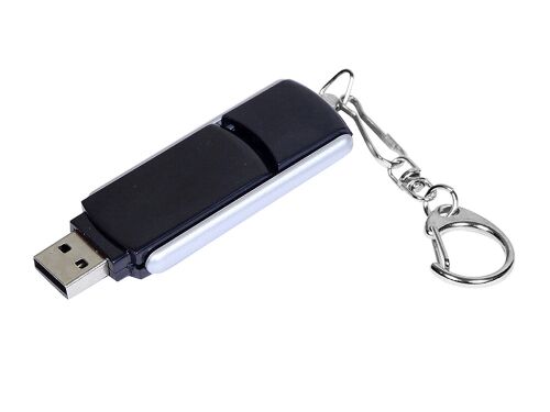 USB 2.0- флешка промо на 64 Гб с прямоугольной формы с выдвижным 2