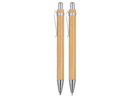 Набор «Bamboo»: шариковая ручка и механический карандаш 4