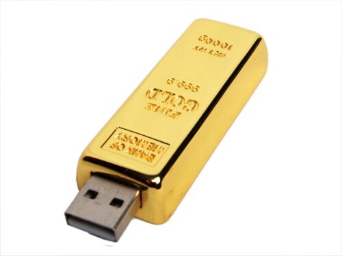 USB 3.0- флешка на 32 Гб в виде слитка золота 1