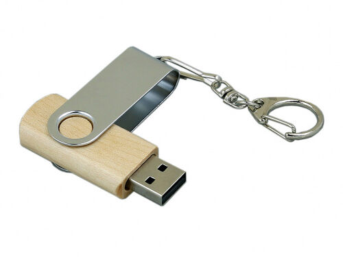USB 2.0- флешка промо на 16 Гб с поворотным механизмом 3