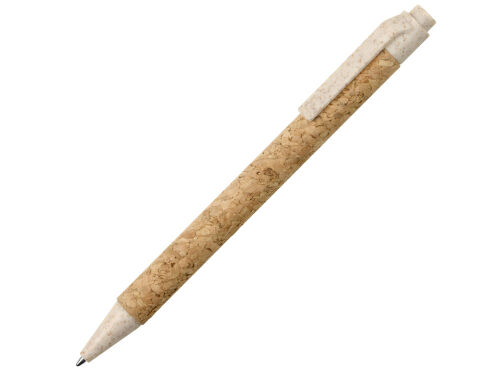 Ручка из пробки и переработанной пшеницы шариковая «Evora» 1