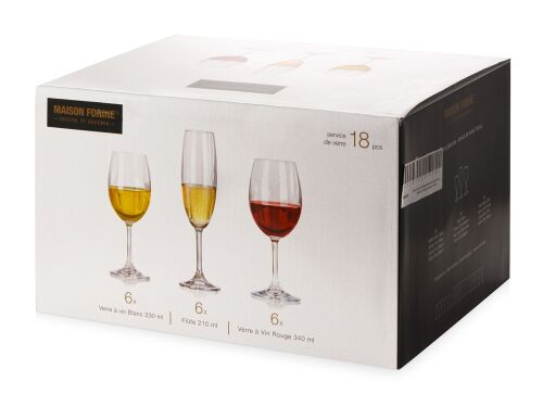 Подарочный набор бокалов для красного, белого и игристого вина « 6