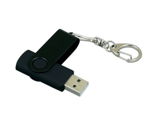 USB 3.0- флешка промо на 128 Гб с поворотным механизмом и одното 3