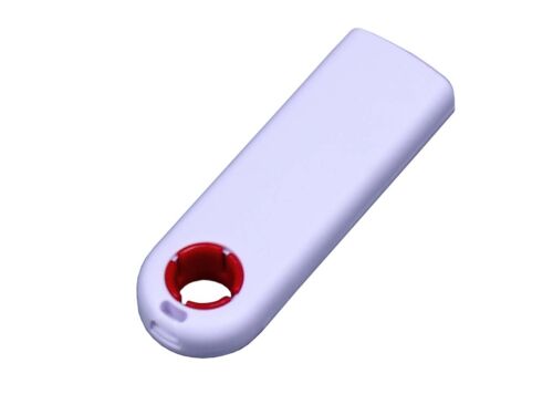 USB 3.0- флешка промо на 128 Гб прямоугольной формы, выдвижной м 2