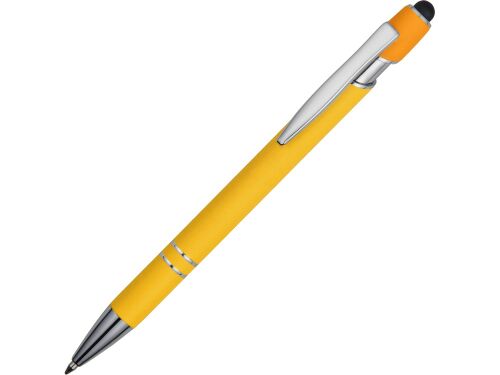 Ручка-стилус металлическая шариковая «Sway» soft-touch 1