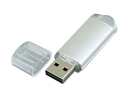 USB 2.0- флешка на 8 Гб с прозрачным колпачком 2