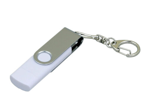 USB 2.0- флешка на 64 Гб с поворотным механизмом и дополнительны 1