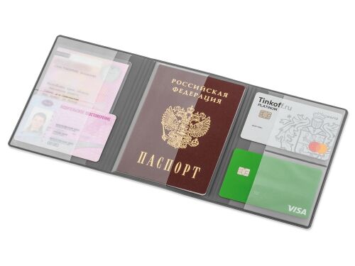 Обложка на магнитах для автодокументов и паспорта «Favor» 2