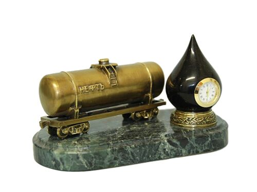 Настольные часы «Черное золото» 1