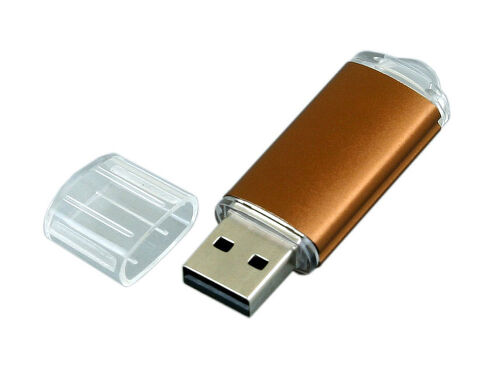 USB 2.0- флешка на 4 Гб с прозрачным колпачком 2