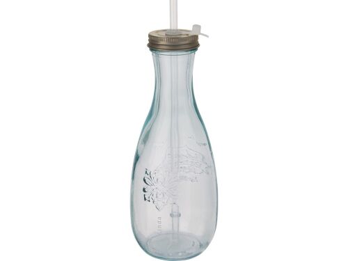 Бутылка с соломинкой «Polpa» из переработанного стекла 7