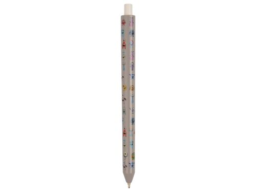 Ручка пластиковая шариковая Pigra P03 с круговым нанесением 13
