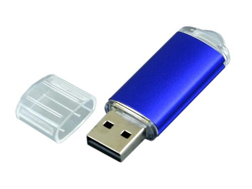 USB 2.0- флешка на 64 Гб с прозрачным колпачком 2